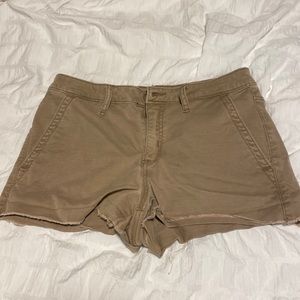 beige shorts
